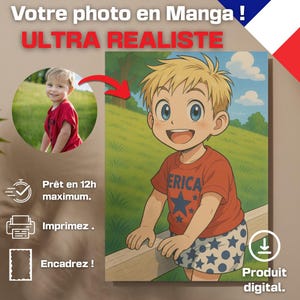 Portrait personnalisé style cartoon – South Park, Simpsons, Pixar, BD , Téléchargement numérique.