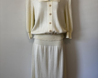 Mita Sport 2 piece sweater skirt set