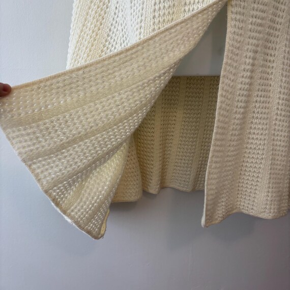 College Point cardigan cape knit ivory View 6