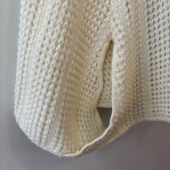 College Point cardigan cape knit ivory View 5