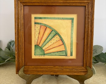 PTP Inc Libbie framed fan picture