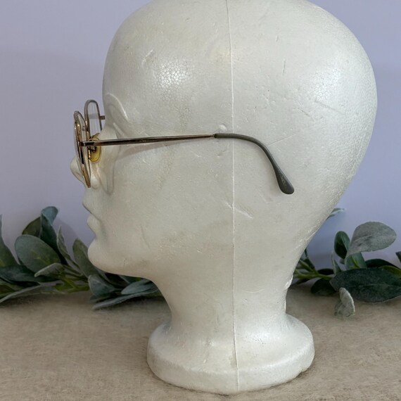 Silver multicolored eyeglass frames only - image 5