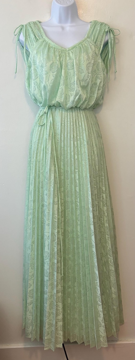 Mint Green Pleated Maxi dress Mint Green Pleated Maxi dress