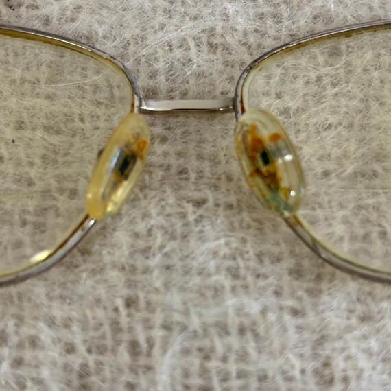 Silver multicolored eyeglass frames only - image 8