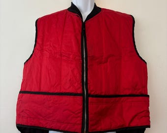 Antler Unisex full zip vest in red