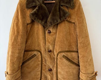 Shanhouse Sports Outerwear corduroy cotton acrylic coat