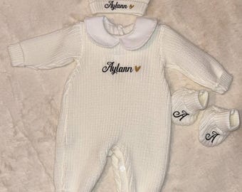 personalisiertes Mesh-Neugeborenen-Outfit
