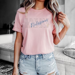 Unisex Filipino Food Lover T-Shirt, Pinoy Pinay Heritage Short Sleeve Tee, Tagalog, Philippines Gift, Philippines Filipino Foodie Crew Shirt