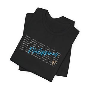 Unisex Filipino Food Lover T-Shirt, Pinoy Pinay Heritage Short Sleeve Tee, Tagalog, Philippines Gift, Philippines Filipino Foodie Crew Shirt