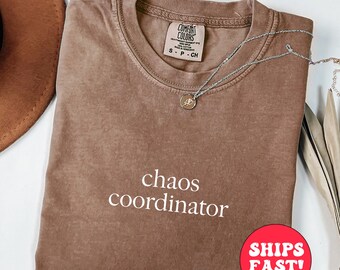 Maglietta Chaos Coordinator: Maglietta divertente per mamma