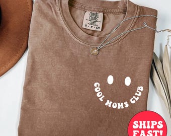 Chemise cool moms club, t-shirt maman amusante, chemise maman cool, cadeau pour la fête des mères, chemise maman tendance, chemise maman mignonne, t-shirt maman cool Comfort Colors®