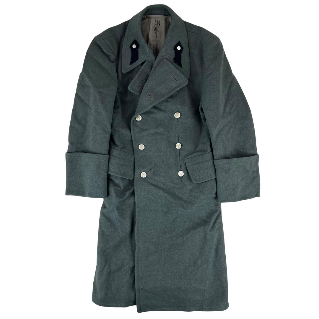 Cappotto dell'esercito austriaco Fields Grey Wool Officers Vintage