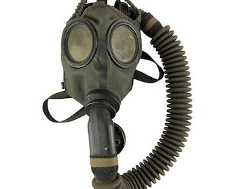 Cold War German Gas Mask Zivilschutzfilter 68, Military Bio Hazard