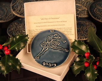 9th Day of Christmas 12 Days of Christmas limited edition collector ornaments 9 Ladies Dancing