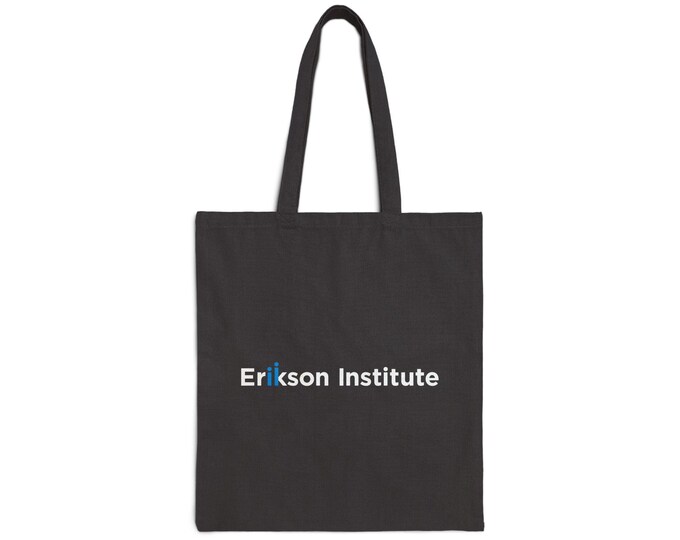 Erikson Institute Cotton Canvas Tote Bag - Eco-Friendly Shopping, School Bag, Gym Tote, Beach Bag, Gift for Students