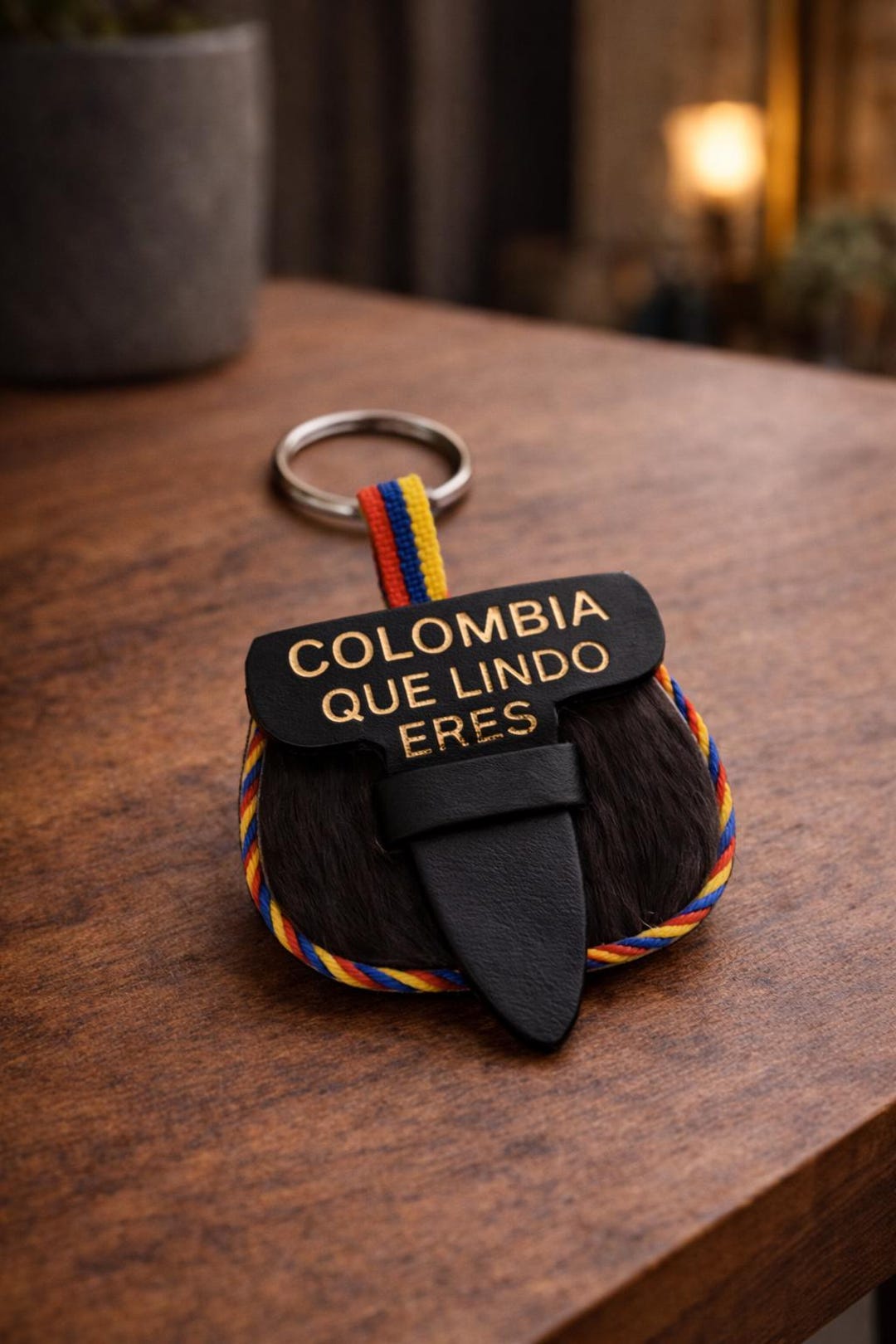 Handmade Leather Colombian Carriel Keychain – Mini Coin Purse, Colombia ...