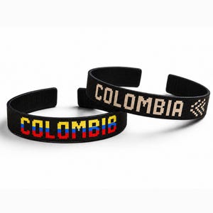 Colombia Bracelet | Colombian Flag Wristband | Soccer Fan Bracelet