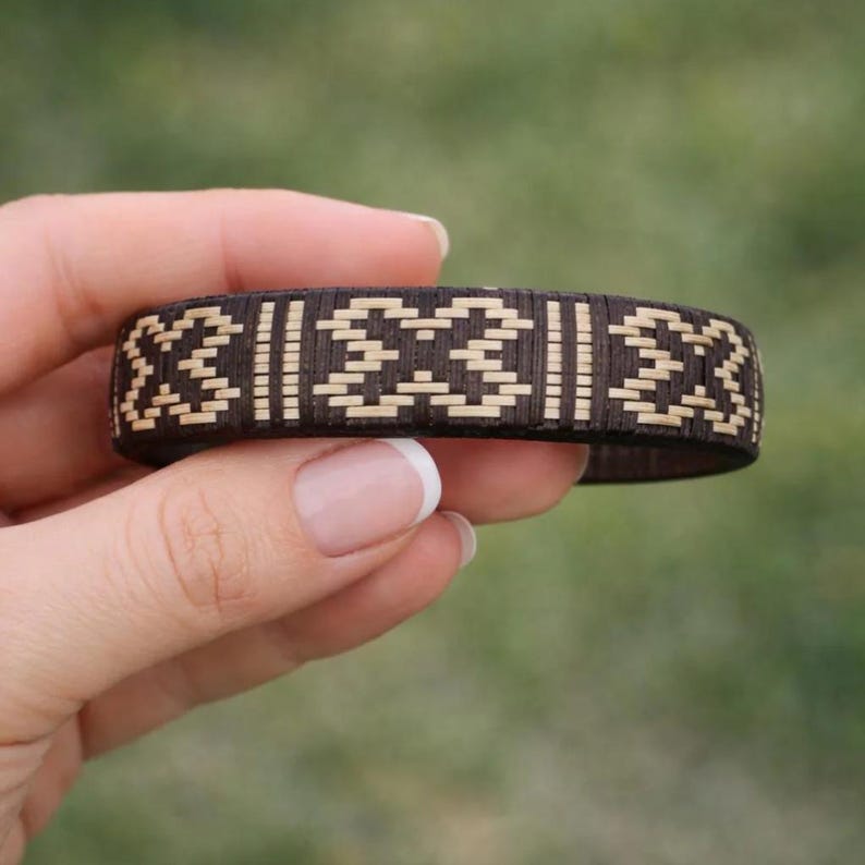 Handmade Colombian Caña Flecha Bracelet | Vueltiao Fiber Artisan Jewelry Gift