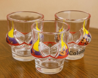 I Love Colombia Shot Glass – Aguardiente Cup, Latin Barware