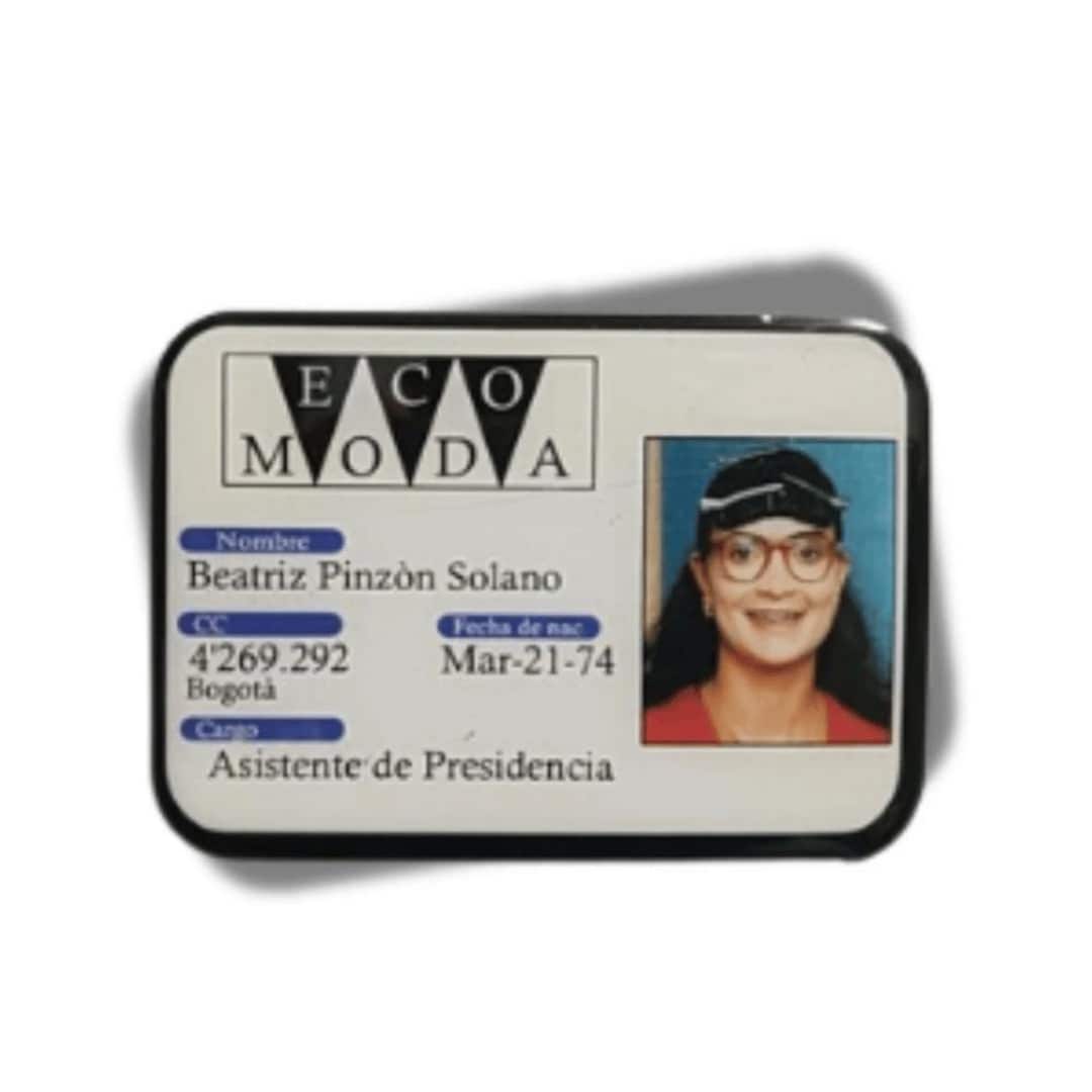 Handmade Betty La Fea ID Magnet | Colombian Telenovela Collectible |  Ecomoda Badge - Etsy Norway