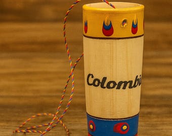 Hand-Painted Colombian Shot Glass | Artisan Aguardiente Cup