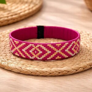 Handmade Colombian Caña Flecha Bracelet | Vueltiao Fiber Artisan Jewelry Gift