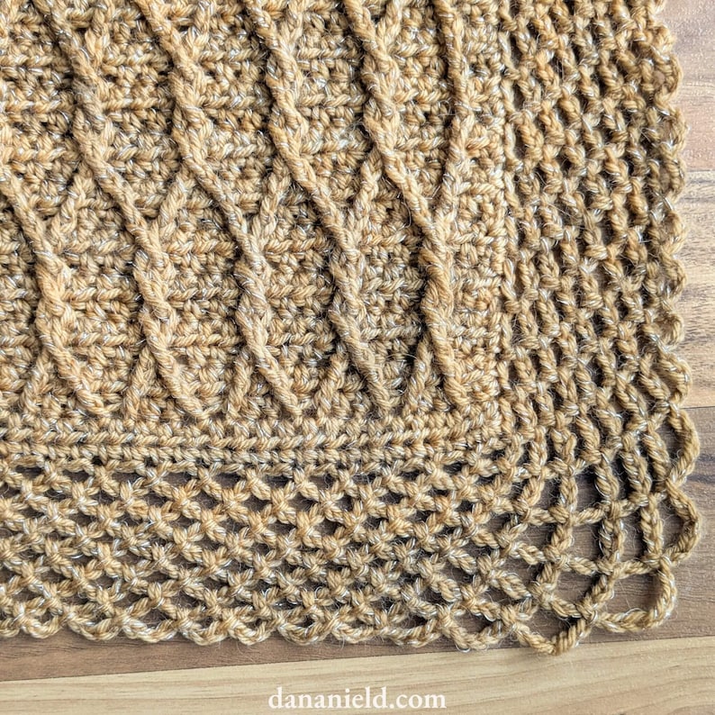 Golden Trellis Crochet Baby Blanket Pattern | DIGITAL PDF DOWNLOAD ...