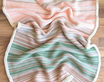 Slip Stitch Crochet Temperature Baby Blanket Pattern | DIGITAL PDF DOWNLOAD | weather blanket pattern, gender neutral, easy one-row repeat