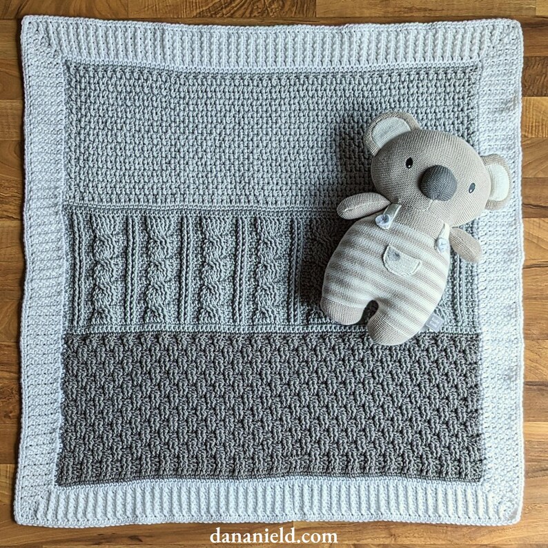 Woven Cables Panel-style Crochet Baby Blanket Pattern | DIGITAL PDF ...