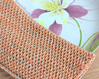 Tunisian Full Stitch Crochet Dishcloth Pattern | DIGITAL PDF DOWNLOAD | washcloth for beginners, step out photos, basic, easy, two-row rep