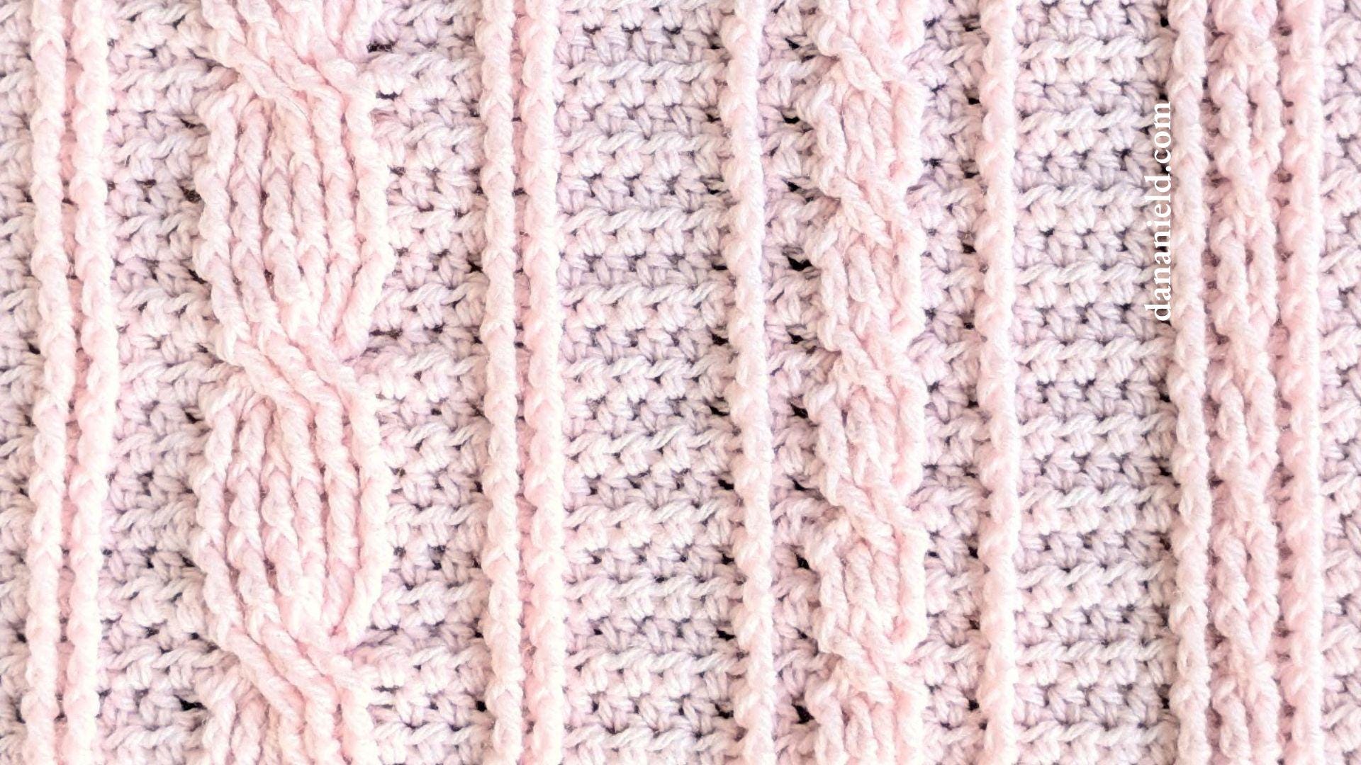 Heirloom Cable Sampler Crochet Baby Blanket Pattern| DIGITAL PDF ...