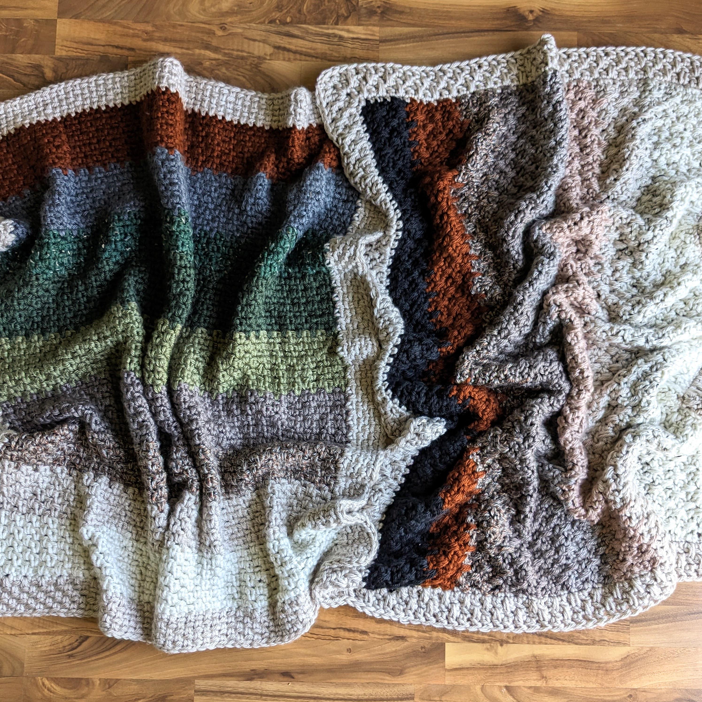 Cozy Double Crochet Spike Stitch Baby Blanket Pattern | DIGITAL