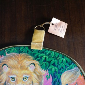 Vintage Lion hanging print K Chin artwork by Ecstasy Giftware image 4