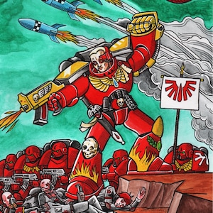 Blood Angels A4 Print