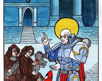 Bless Your Weapons A4 Print