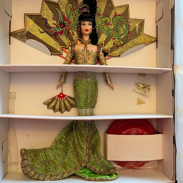1998 Bob Mackie Fantasy Goddess Of Asia Barbie