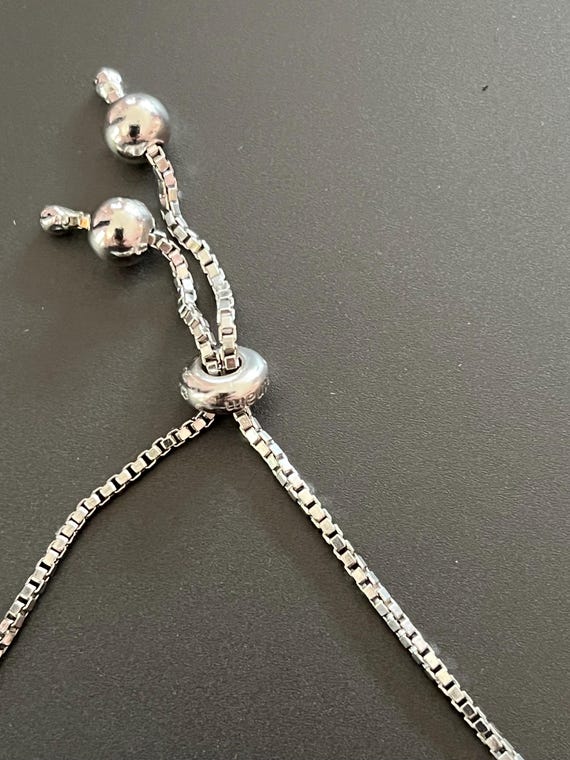 Adjustable Opal and Silver Bracelet - image 5