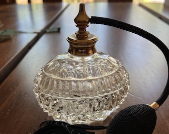 Vintage Crystal Perfume Atomizer