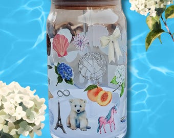 Cousins Beach Glass Can Tumbler, TSITP Fan Gift