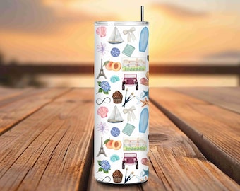 Cousins Beach Tumbler | Summer I Turned Pretty 20 oz Water Bottle