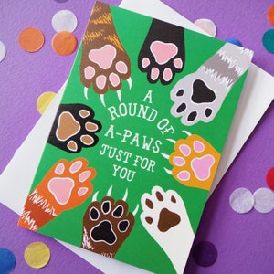 Funny Cat Well Done, Congratulations or New Job Card A6