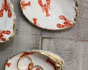 Lobster Clam Shell Jewelry Dish