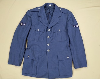Vintage US Air Force Patriot Dress Blue Uniform Jacket Sz 41R - Etsy