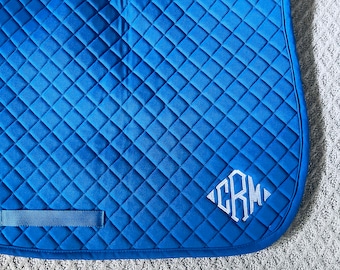 English All Purpose Saddle Pad-Horse-Diamond Monogram-Personalized