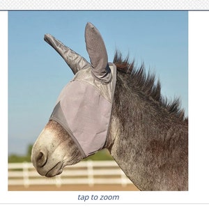 Personalized Cashel Fly Mask with Ears/donkey ears