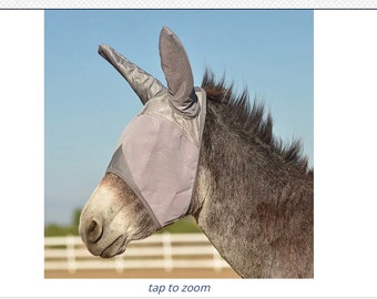 Personalized Cashel Mule Fly Mask with Ears/donkey ears