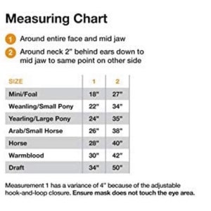Cashel Quiet Ride Average Horse Sized Fly Mask with Ears
