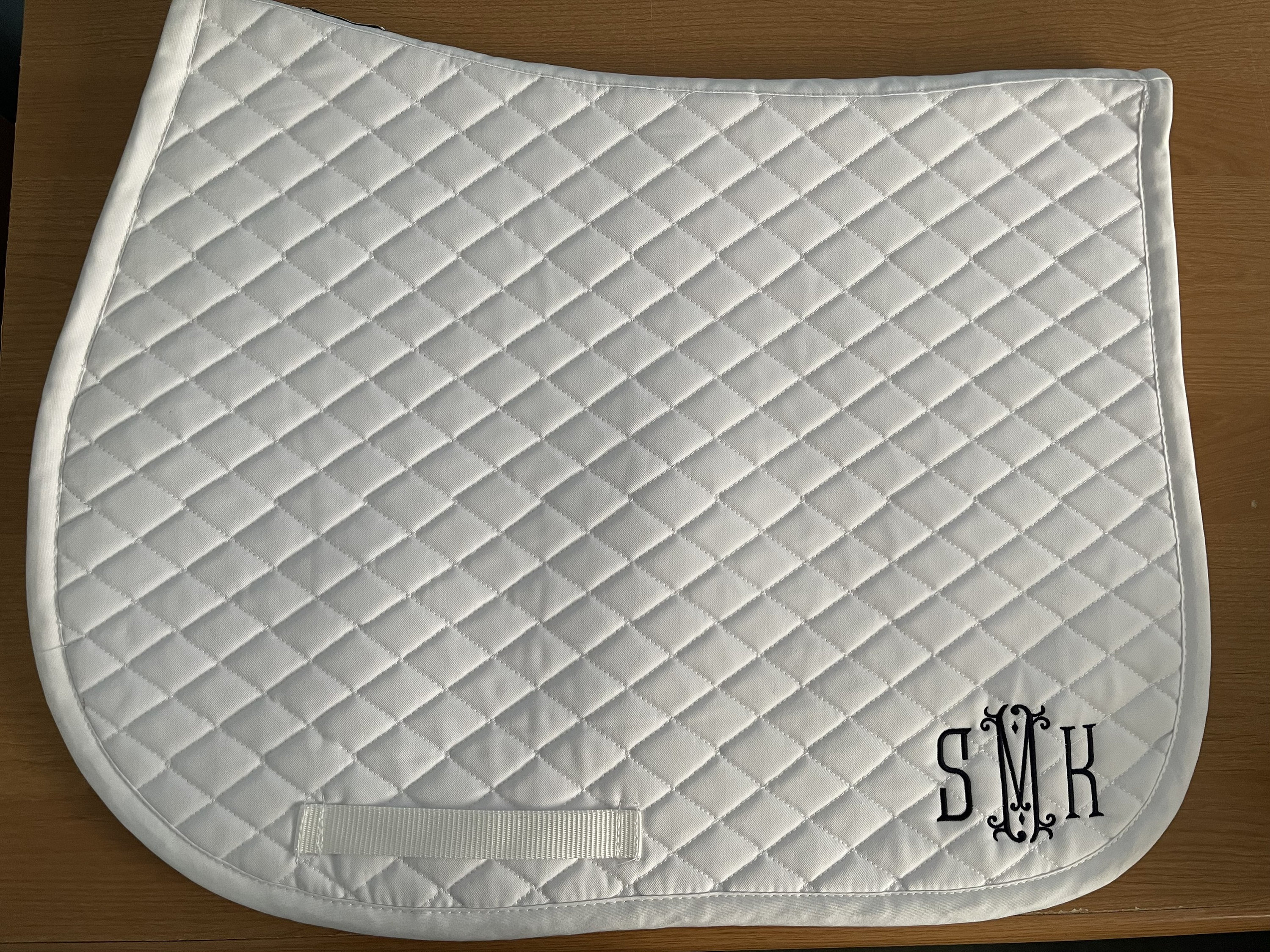 English All Purpose Saddle PadEmbroidered Vienna Etsy