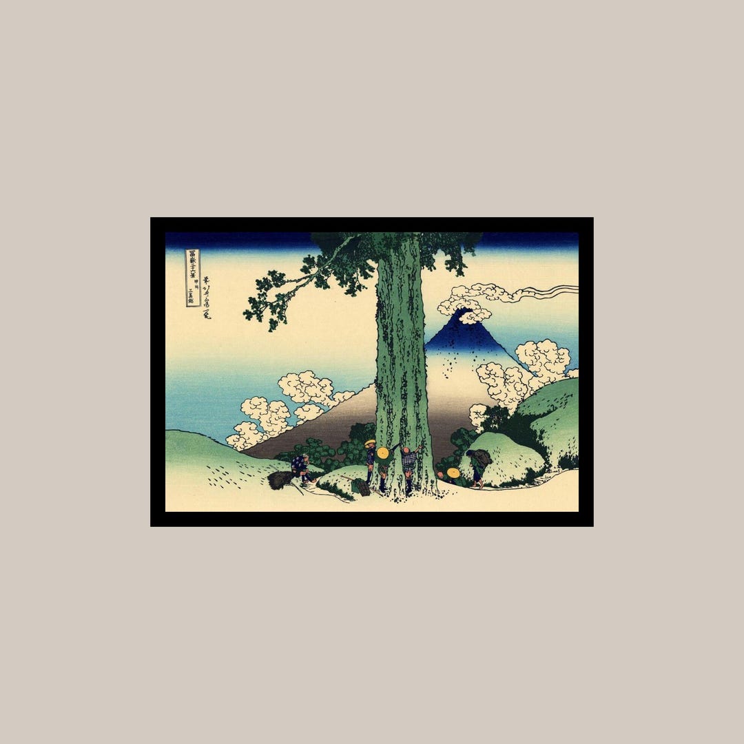 Hokusai Mount Fuji Print | Japanese Ukiyo-e Woodblock Art (digital ...