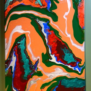 Acrylic Pour Painting